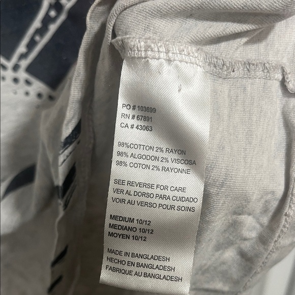 NFL Gray T-Shirt with Patriots Logo Size Medium - Picture 4 of 5